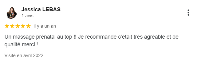 avis google massage prenatal 2023